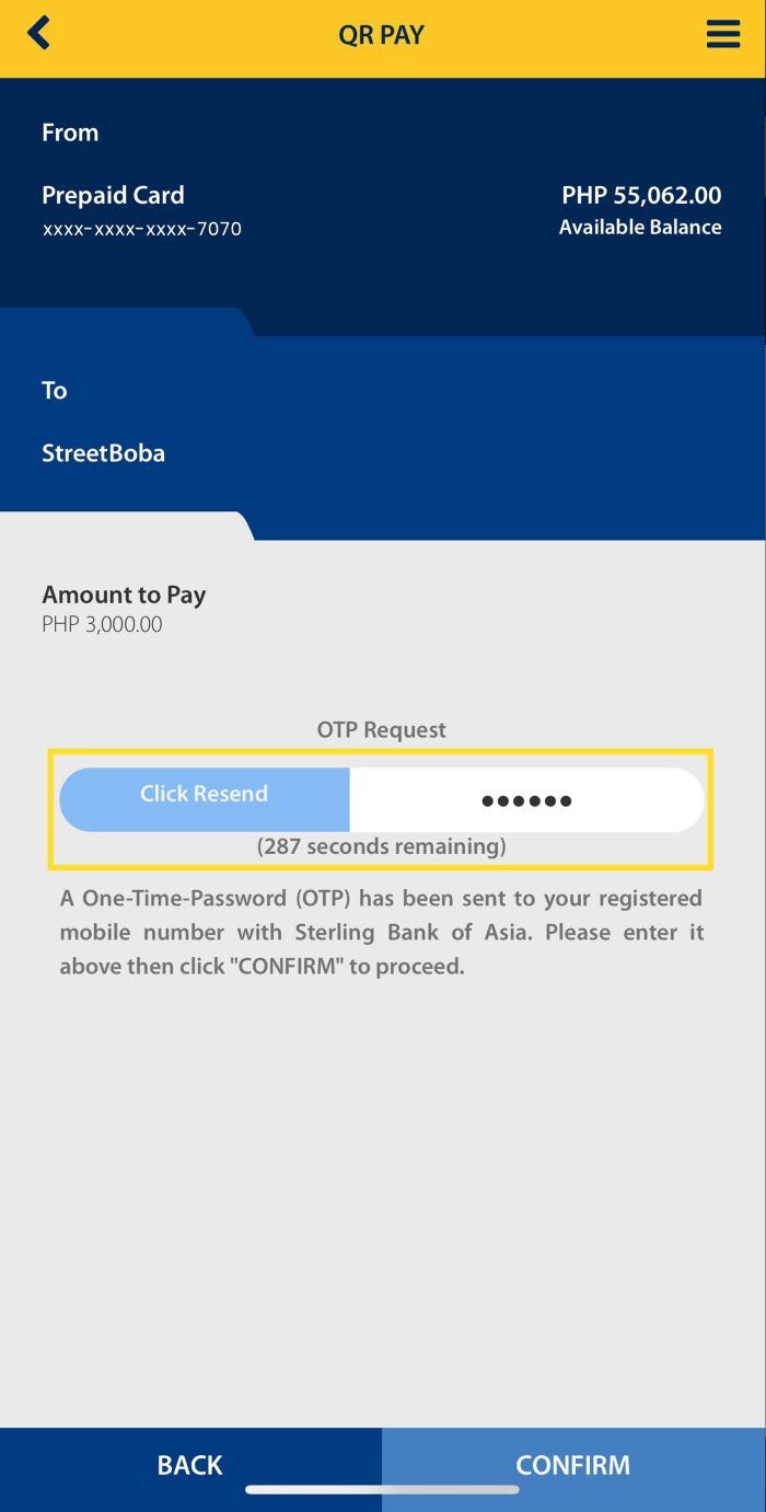 Sterling Bank How to pay Billers via InstaPay QR P2B