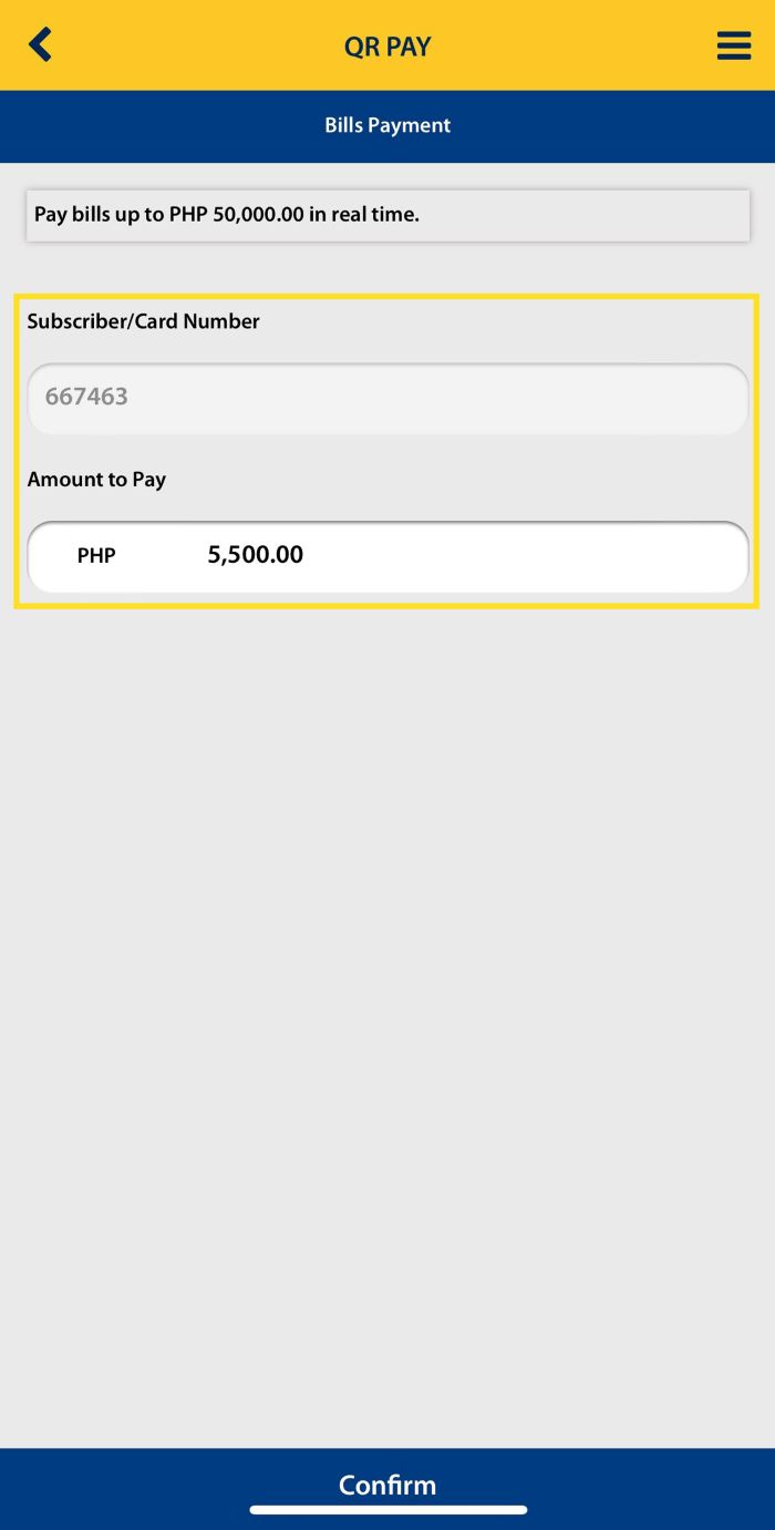 Sterling Bank How to pay Billers via InstaPay QR P2B